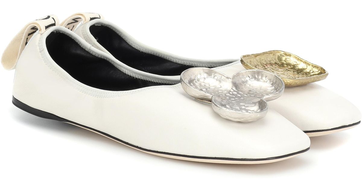 loewe ballet flats