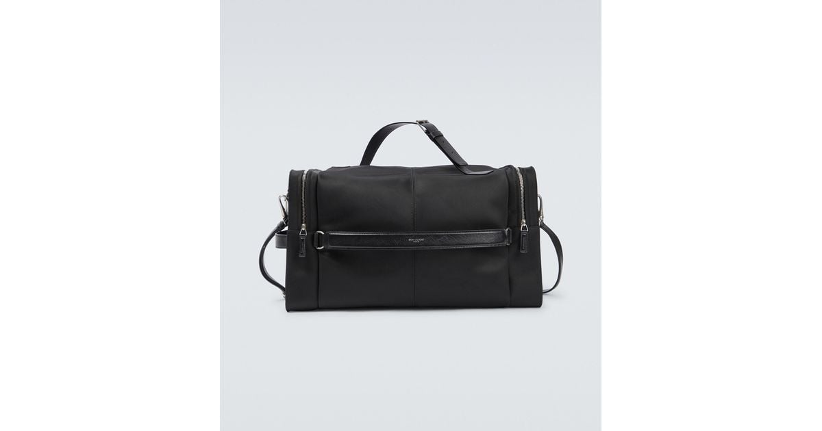 Save 21% Mens Bags Duffel bags and weekend bags Saint Laurent Leather City Shopping Bag in Black for Men 