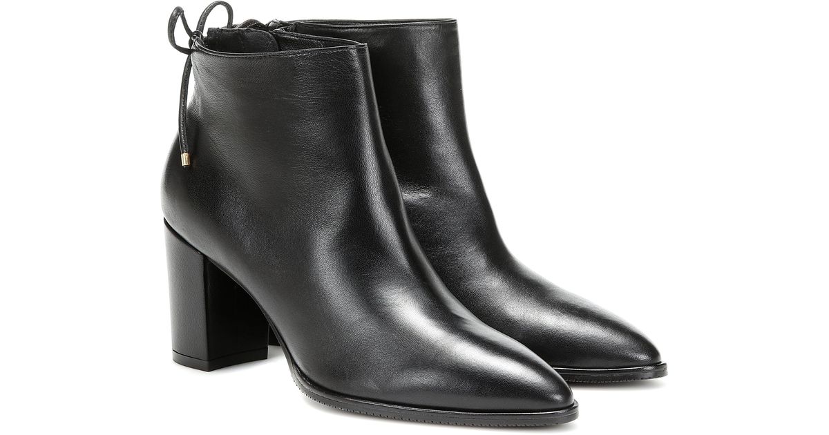 stuart weitzman gardiner block heel ankle bootie