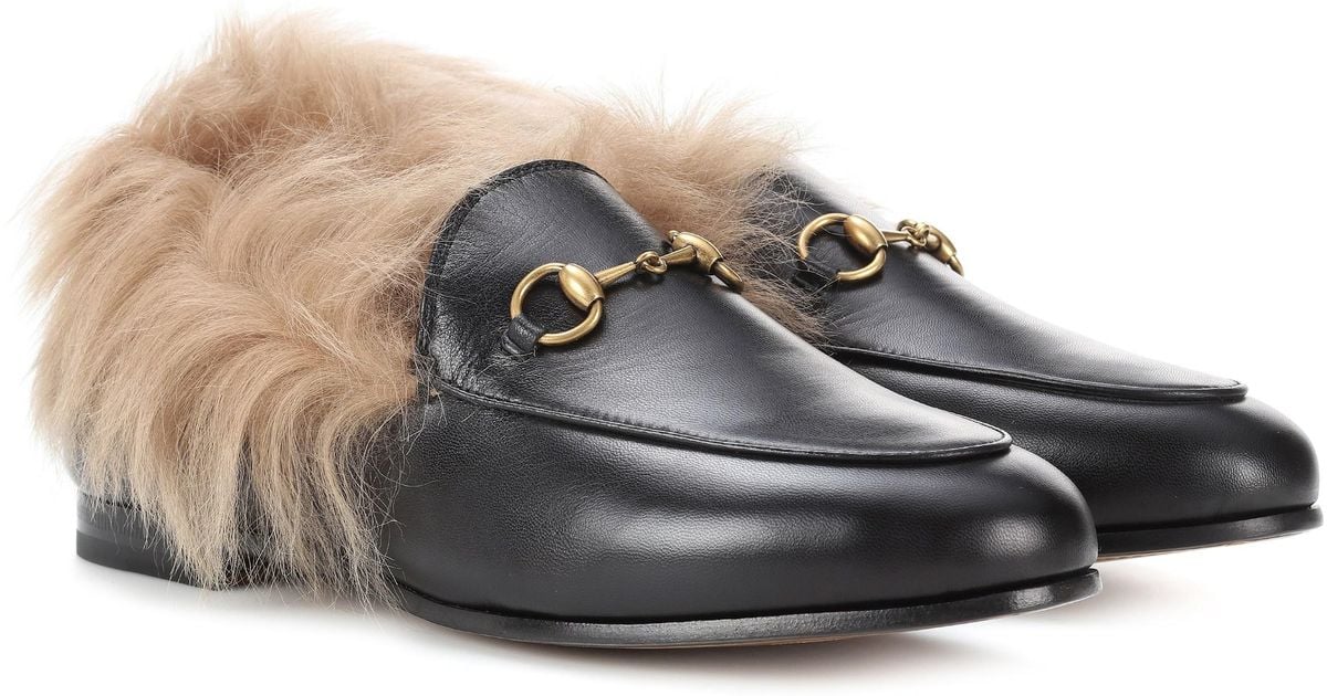 gucci jordaan fur