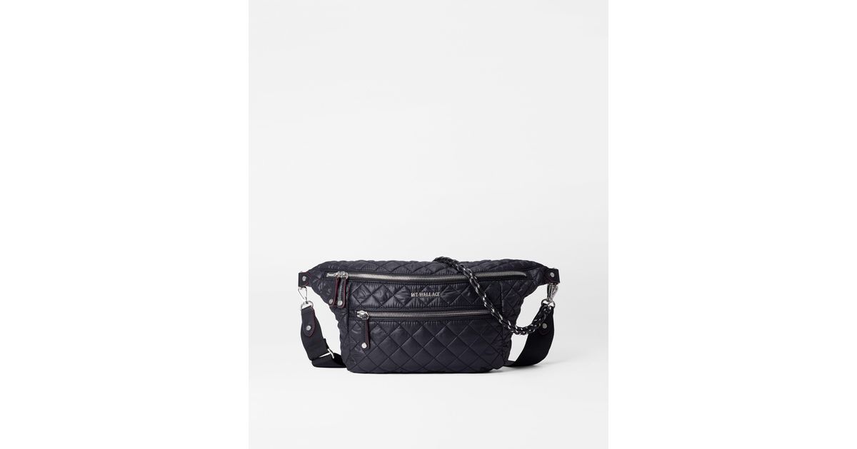 MZ Wallace Black Crossbody Sling Bag in Blue Lyst Canada