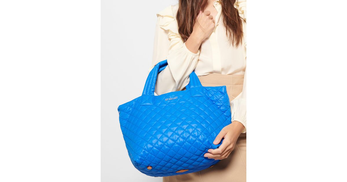 MZ Wallace True Blue Small Metro Tote Deluxe