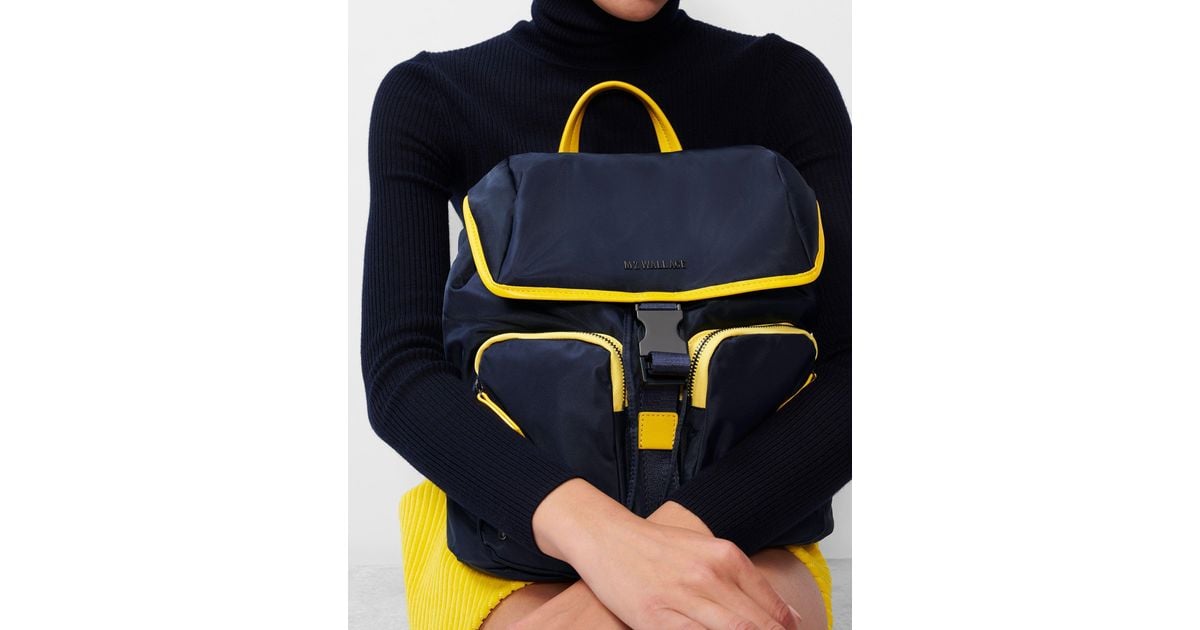 MZ Wallace Dawn And Sunflower Rec Bedford Apex Backpack in Blue | Lyst
