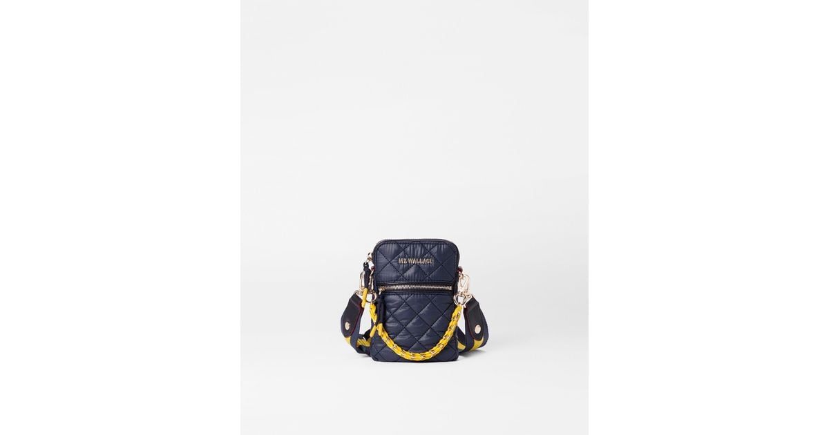 MZ Wallace Dawn And Sunflower Micro Crosby in Blue Lyst