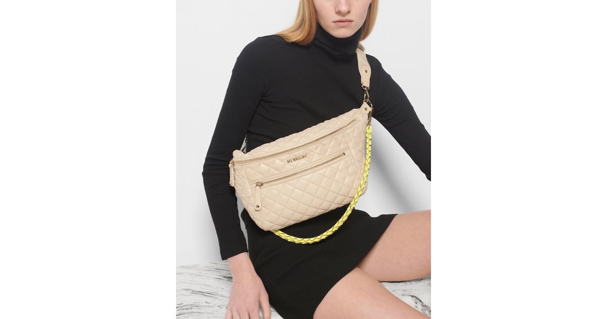 MZ Wallace Buff Crosby Crossbody Sling Bag in Black Lyst