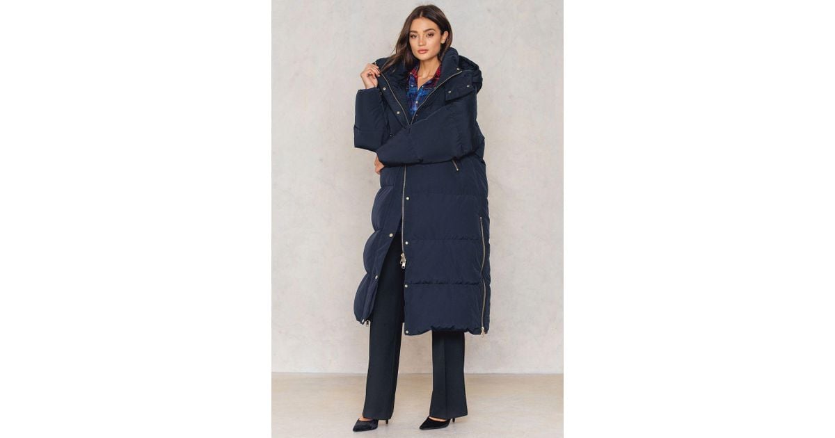 Tommy Hilfiger Synthetic Gigi Hadid Lux Long Down Coat in Midnight (Blue) |  Lyst