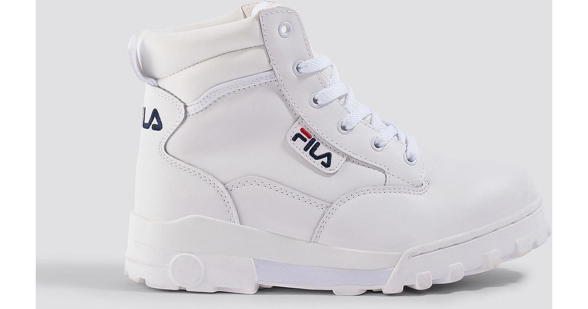 fila grunge white
