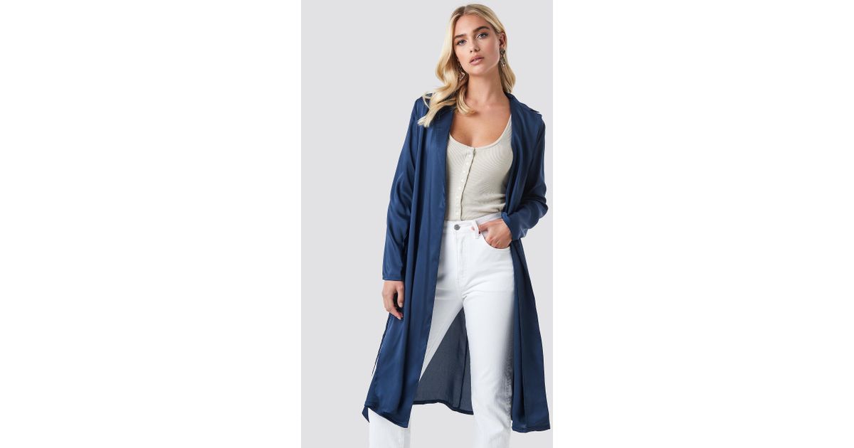 satin duster coat