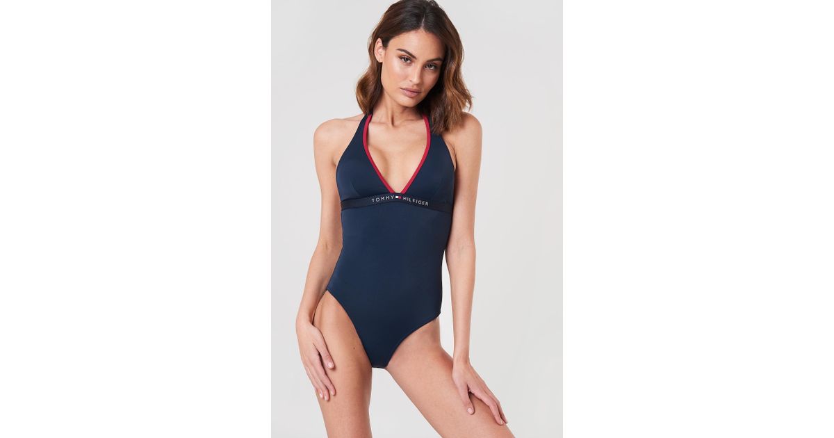 Tommy Hilfiger Synthetic One Piece Rp Swimsuit Navy Blazer in Blue - Lyst