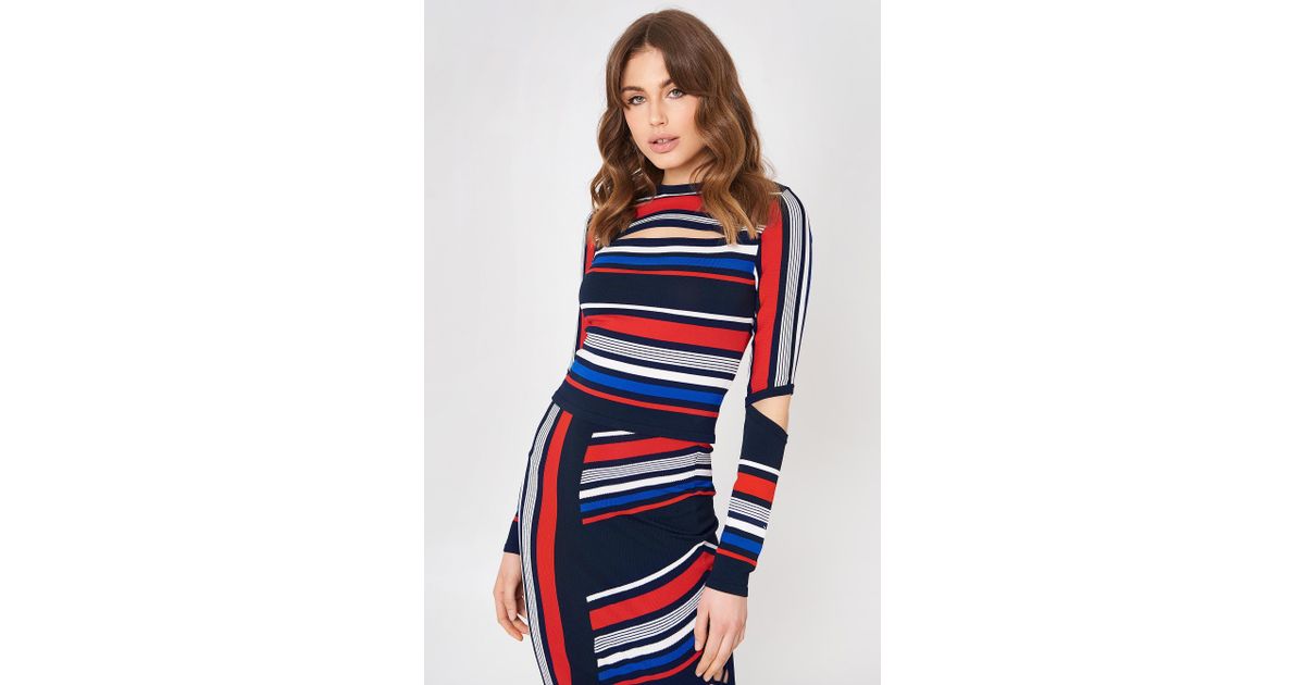 Tommy Hilfiger Blue Gigi Hadid Intarsia Sweater Midnightmulti