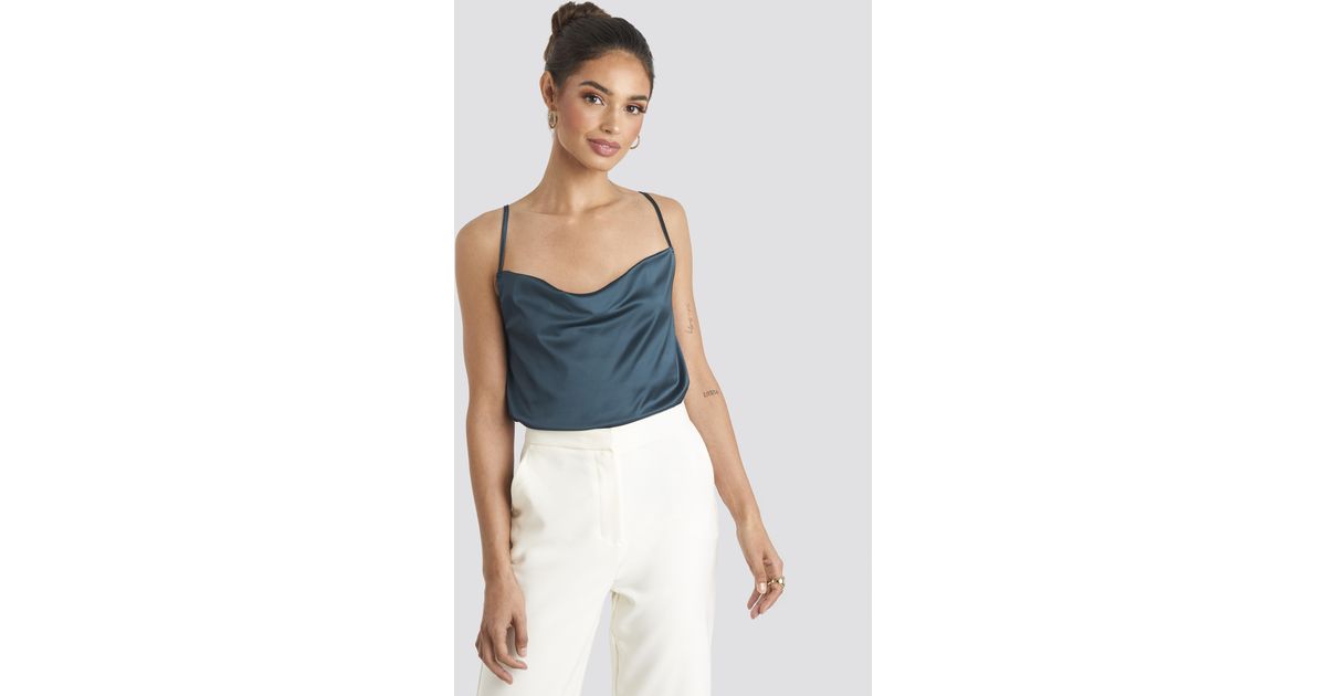 satin singlet top