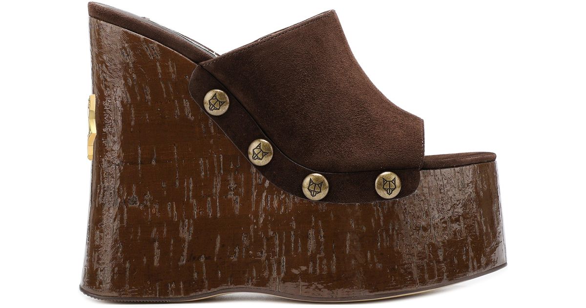 Naked Wolfe Tulip Suede in Brown | Lyst
