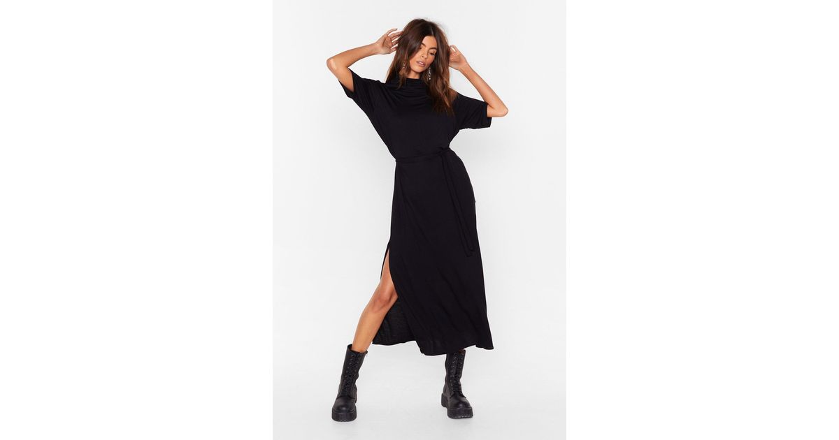 tee bt belted midi dress