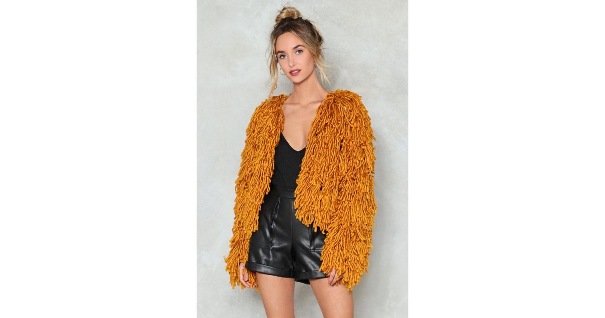 bad romance shaggy cardigan