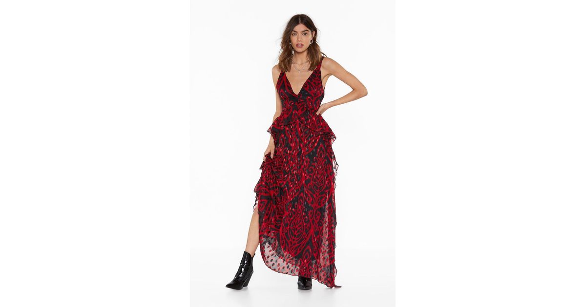 grand entrance jacquard maxi dress