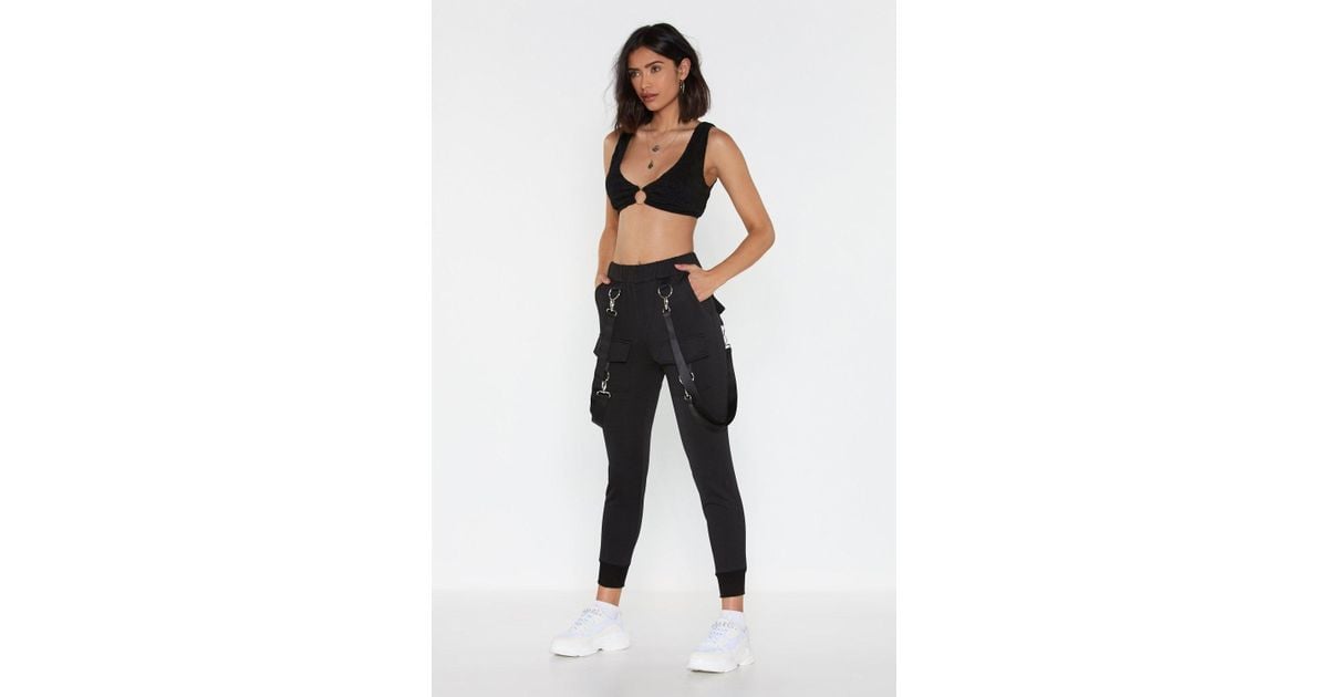 strappy cargo pants