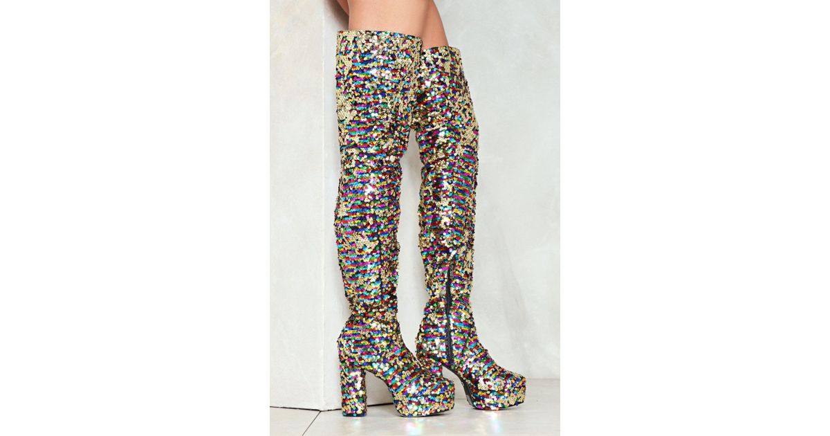 nasty gal high boots