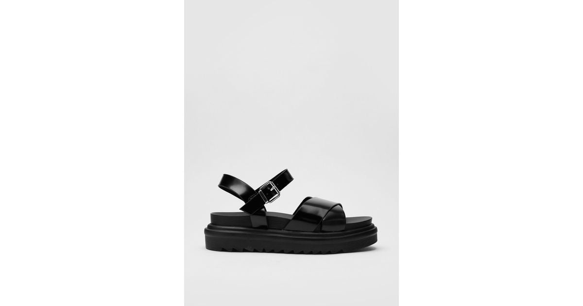 nasty gal black sandals