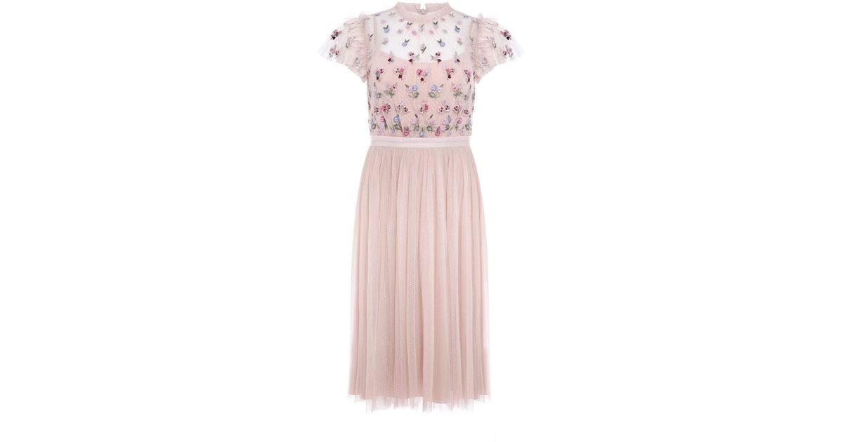 rococo bodice midi dress