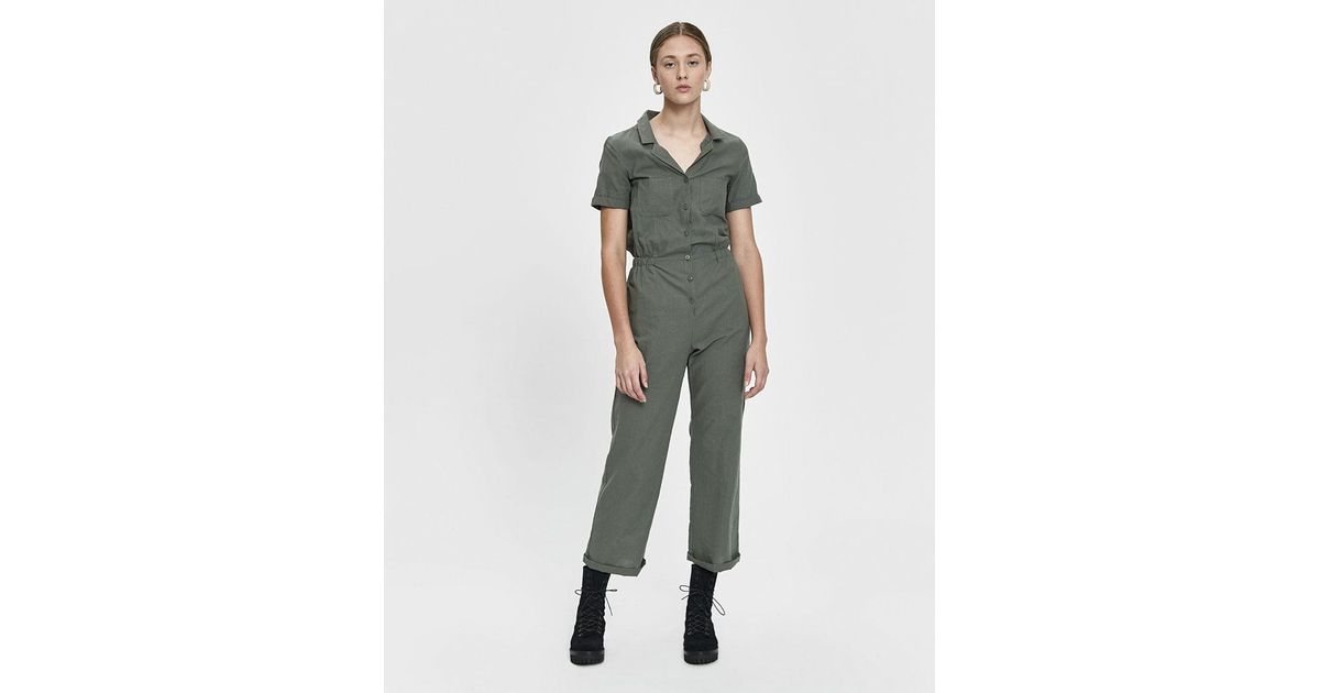 collared jumpsuit