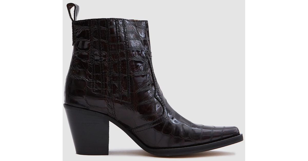 callie ankle boots ganni