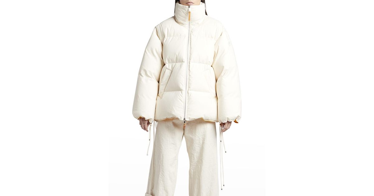 Moncler Genius Raimi Puffer Jacket in White | Lyst