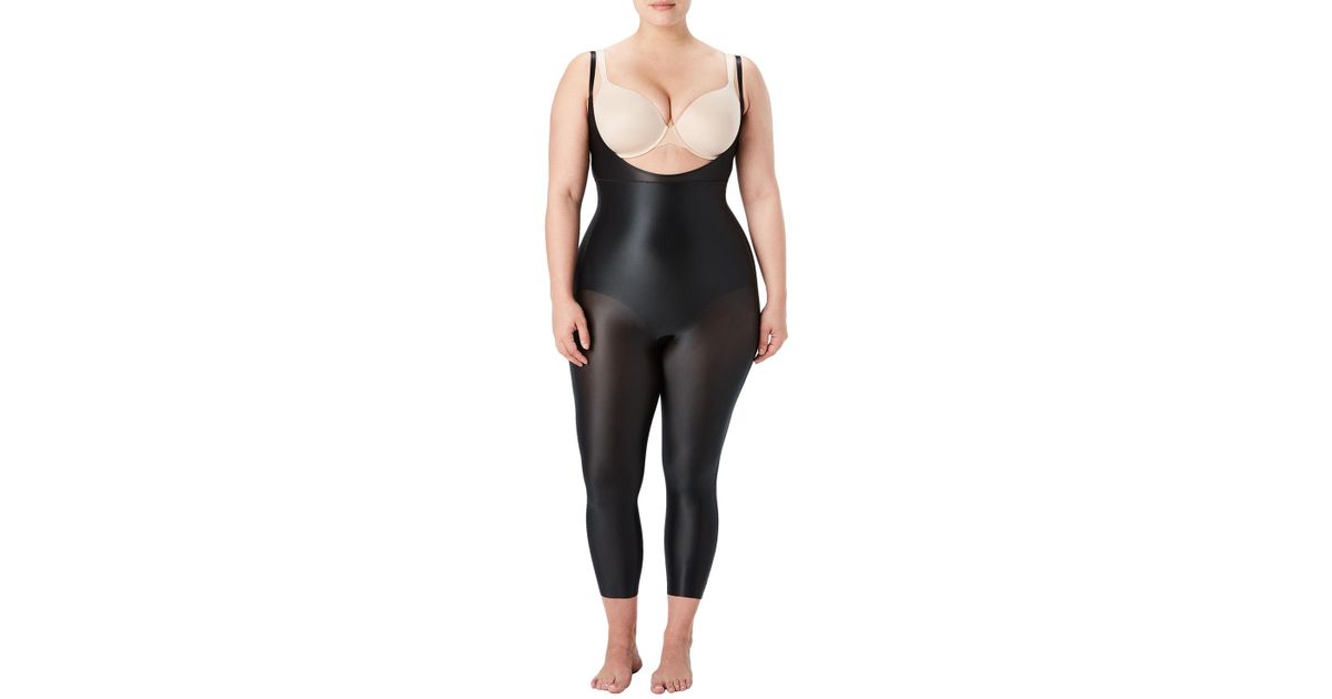 spanx open bust catsuit