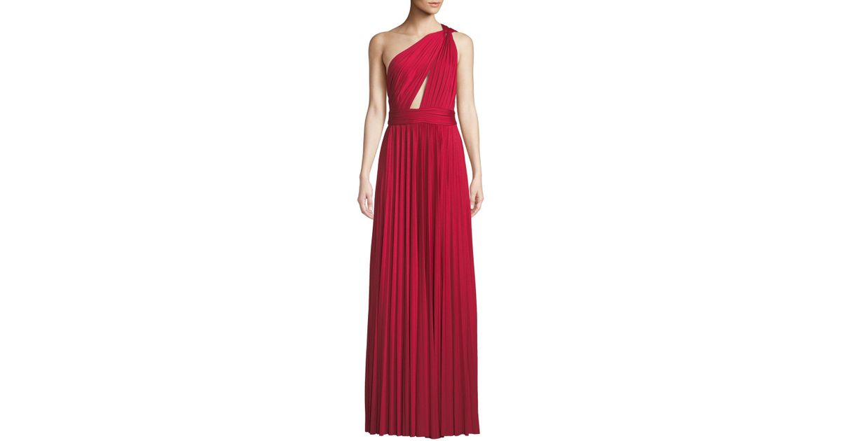 jill jill stuart one shoulder gown