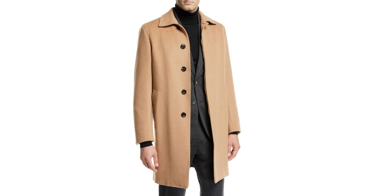 car coat camel
