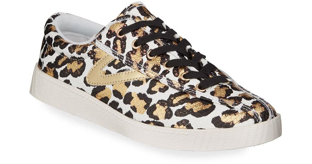 tretorn animal print sneakers