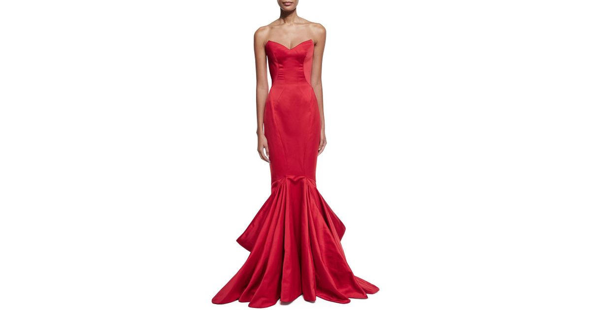 zac posen mermaid gown