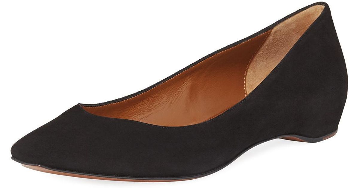 aquatalia suede flats