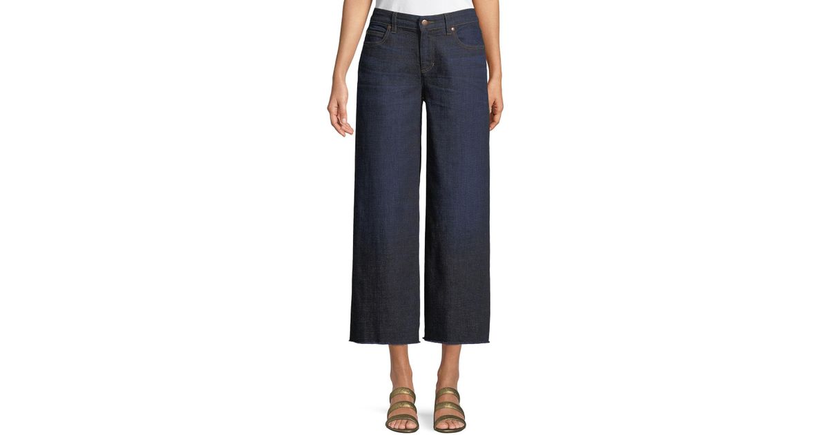 eileen fisher wide leg jeans
