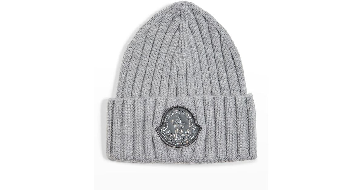Grey moncler hat 2025