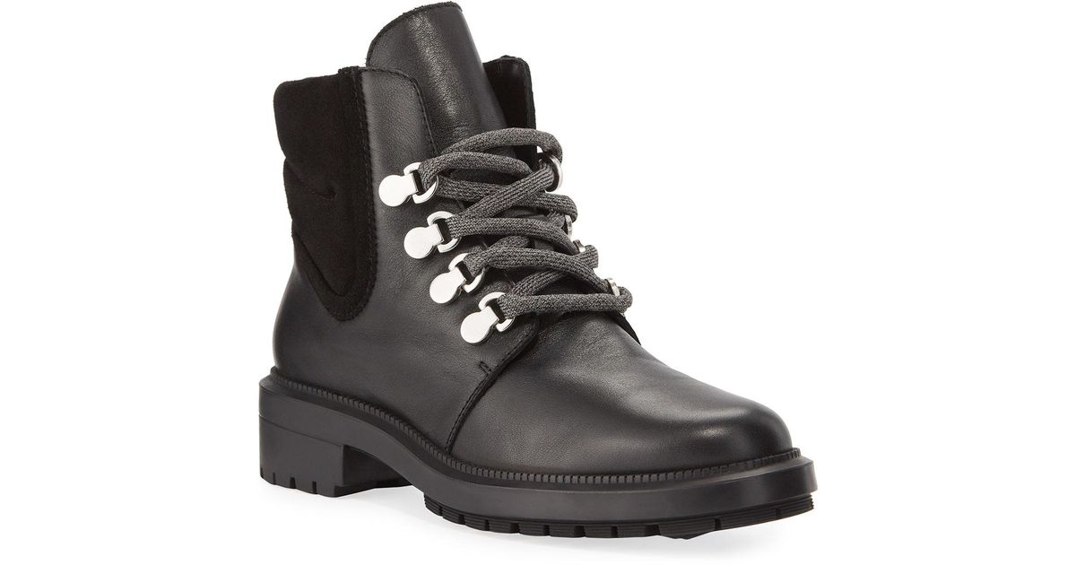 aquatalia fernando leather hiker