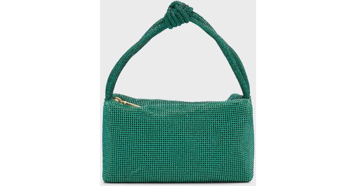 Cult Gaia Sienna Mini Embellished Top-handle Bag in Green | Lyst