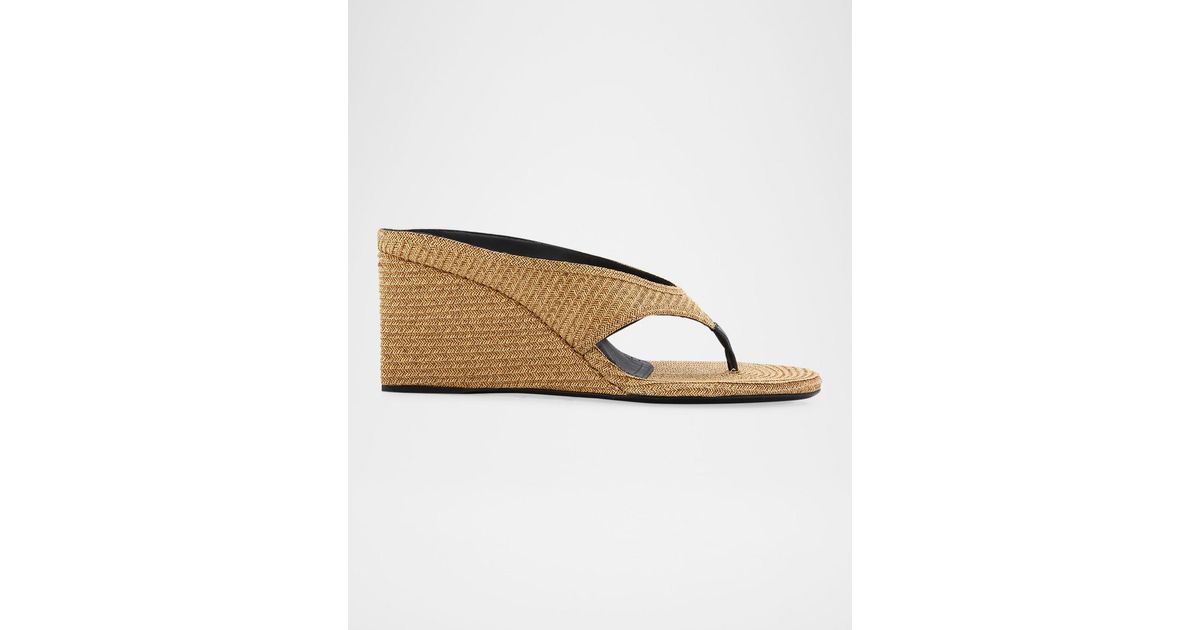 Alaia Fishnet Thong Heels Sandals White Lambskin 299659