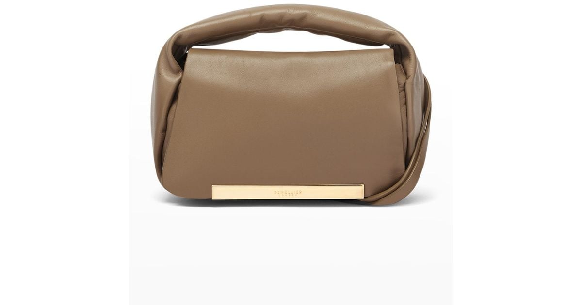 DeMellier Lisbon Mini Leather Top-handle Bag in Metallic | Lyst