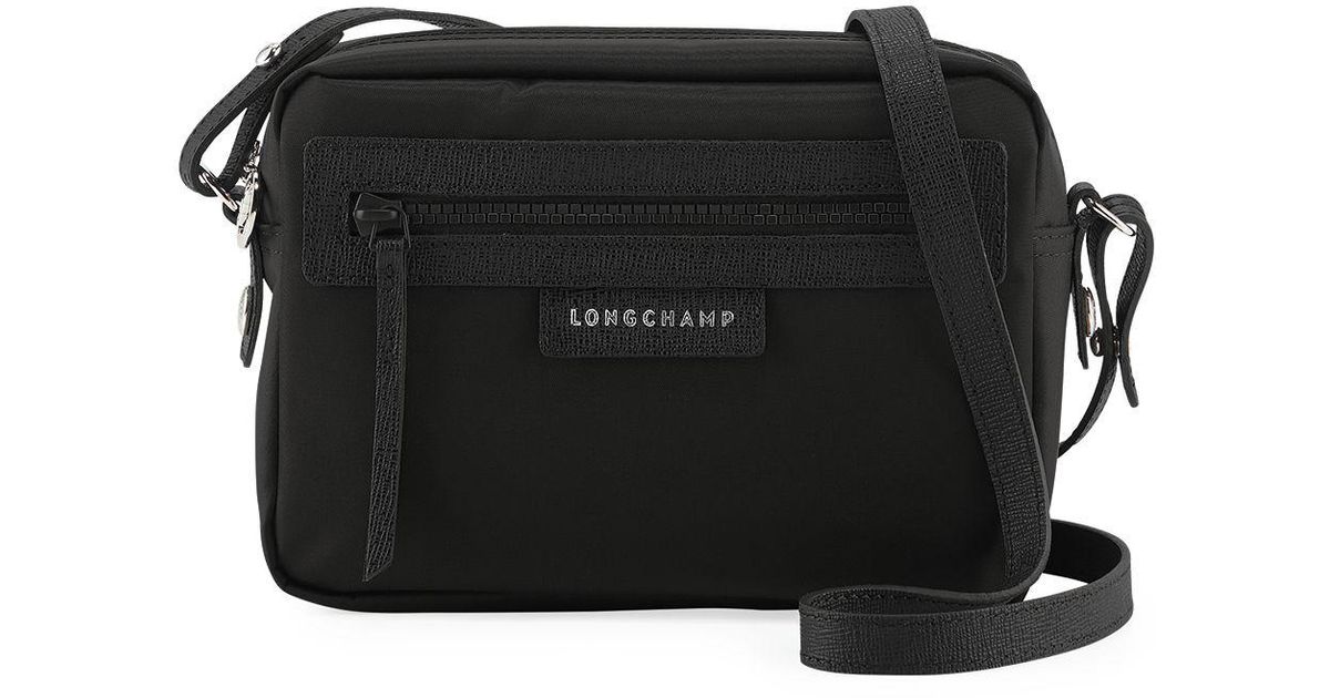 Longchamp Synthetic Nylon Crossbody Camera Bag in Black - Lyst