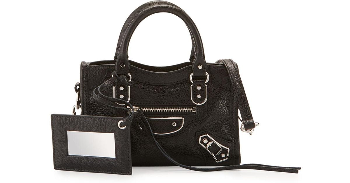 balenciaga metallic edge city bag