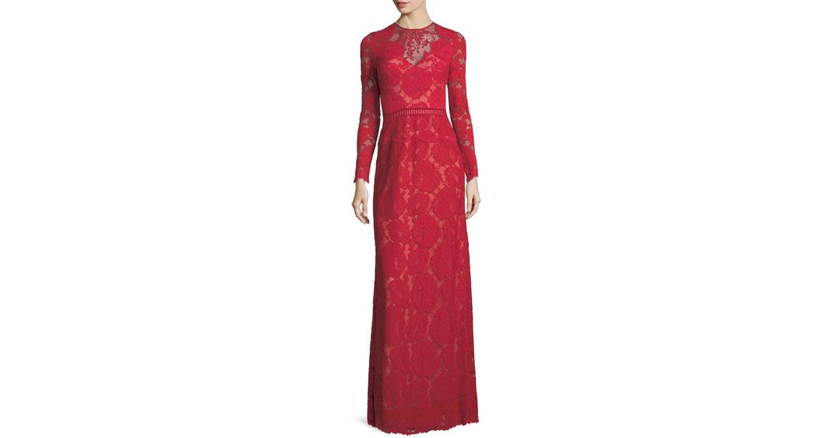 tadashi shoji long sleeve dress