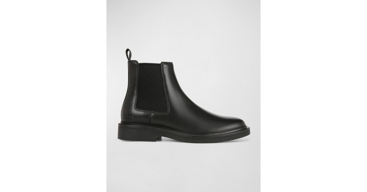 Vince Erik Leather Chelsea Boots in Black for Men Lyst