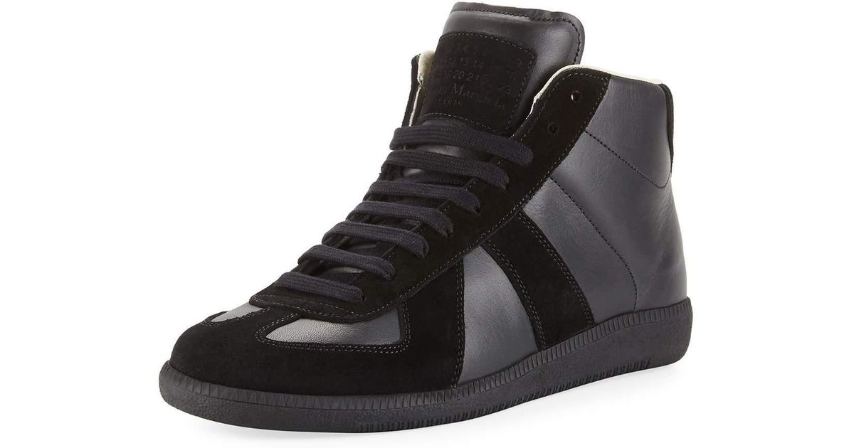 maison margiela mid top sneaker