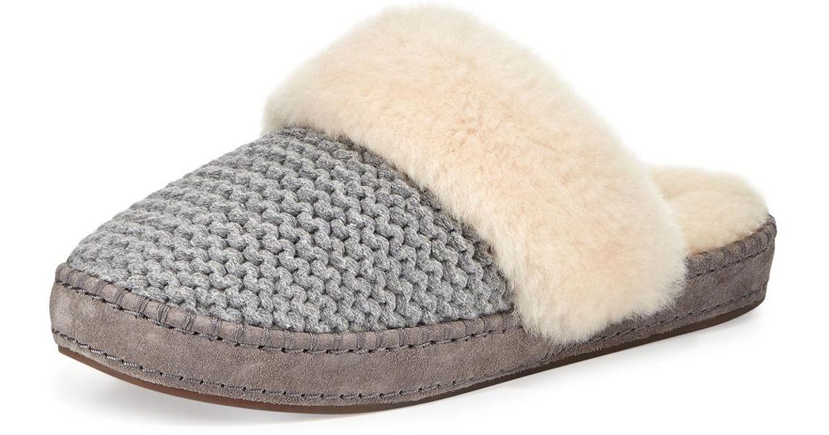 ugg aira knit slippers