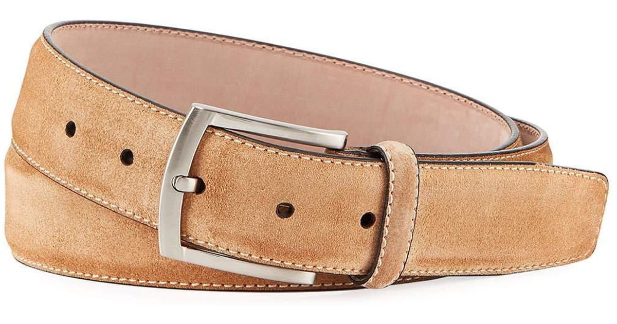 light brown leather belt mens