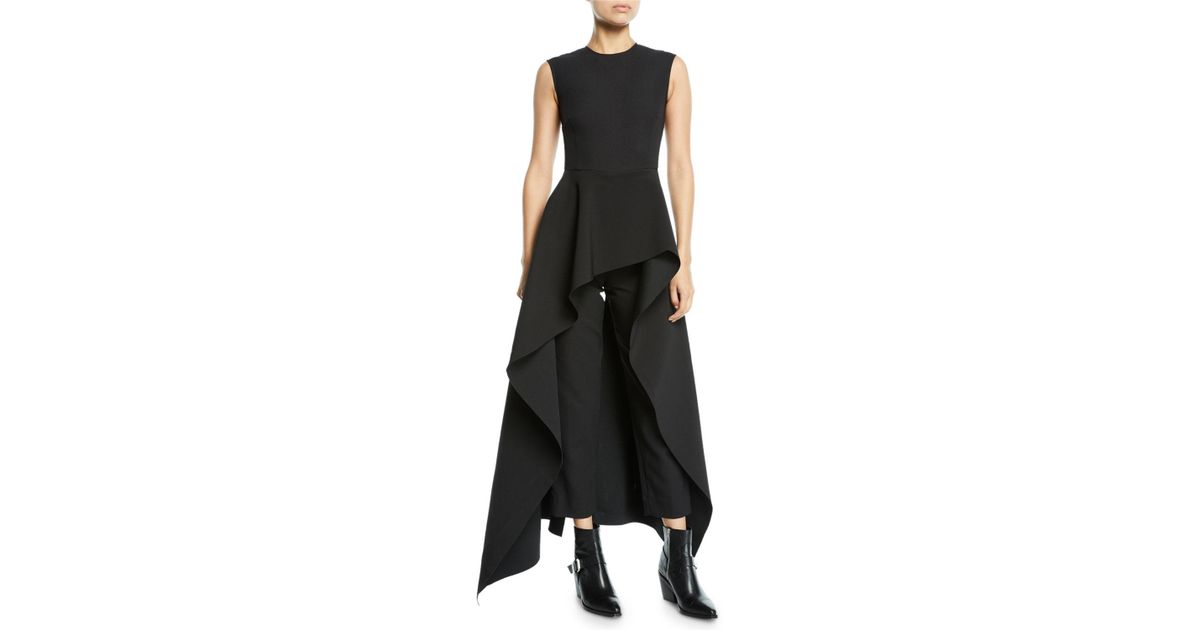 solace london soraya peplum jumpsuit