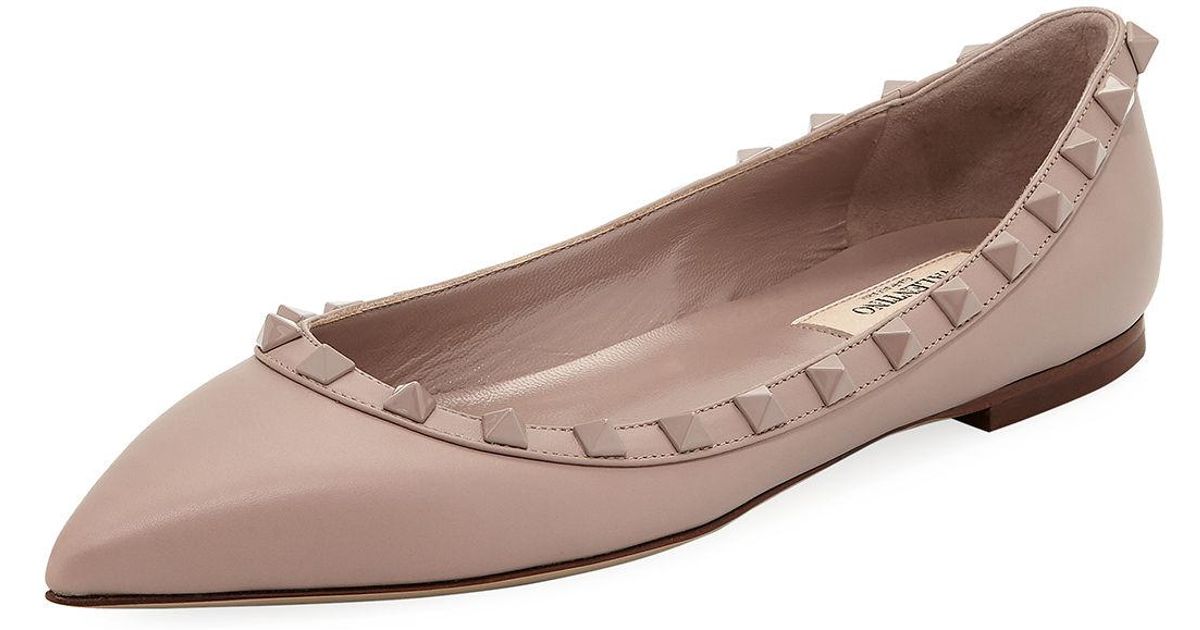 valentino poudre flats