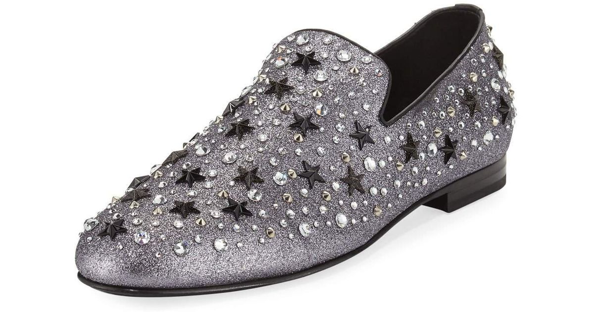 jimmy choo mens glitter shoes