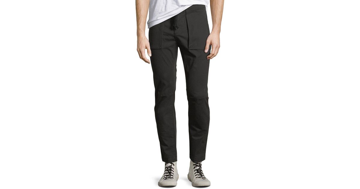 chino track pants