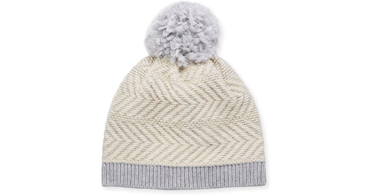 ugg beanie hat with pom pom